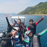今日は広島よりSHOPさんと～(^^♪そしてダイブマスター！！